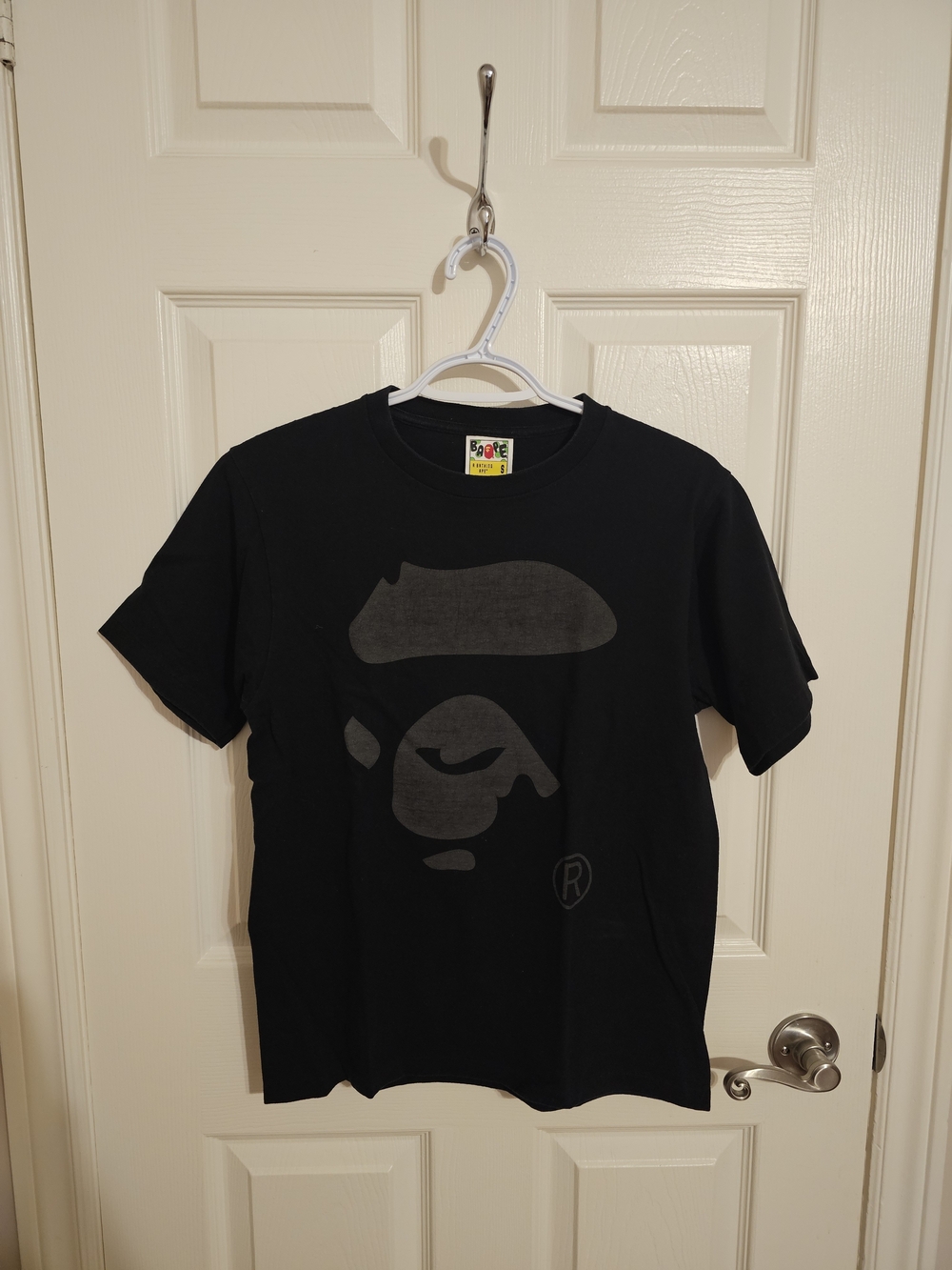 Bape A Bathing Ape Black Graphic Logo Tee